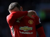 Manchester United captain Wayne Rooney despairs as his side drop yet more points during their 1-1 draw with Stoke City at Old Trafford on October 2, 2016