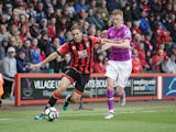 Bournemouth midfielder Dan Gosling in action during his side's 6-1 victory over Hull City at the Vitality Stadium on October 15, 2016