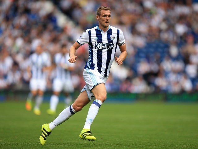 West Bromwich Albion captain Darren Fletcher in action during the Premier League match against Middlesbrough at The Hawthorns on August 28, 2016