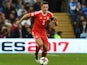 James Chester in action during the World Cup qualifier between Wales and Georgia on October 9, 2016