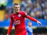 Leicester City striker Jamie Vardy during his side's Premier League clash with Chelsea at Stamford Bridge on October 15, 2016