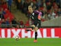 England goalkeeper Joe Hart passes the ball out during his side's World Cup qualifier against Malta at Wembley on October 8, 2016