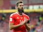 Joe Ledley in action during the World Cup qualifier between Wales and Georgia on October 9, 2016