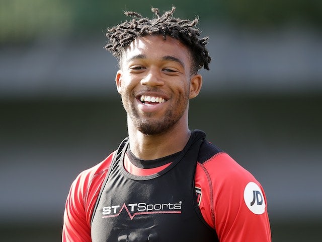 Jordan Ibe during a Bournemouth training session on October 12, 2016