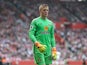 Sunderland goalkeeper Jordan Pickford in action during his side's Premier League clash with Southampton at St Mary's on August 27, 2016