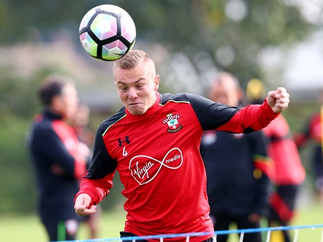 Jordy Clasie of Southampton during training on October 14, 2016