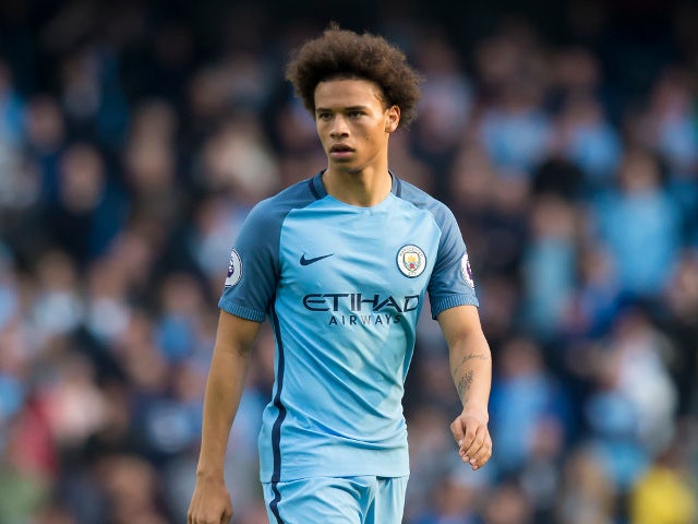 Manchester City winger Leroy Sane in action during his side's Premier League match against Everton at the Etihad Stadium on October 15, 2016