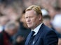 Everton manager Ronald Koeman looks on during his side's 1-1 draw with Man City at the Etihad Stadium on October 15, 2016
