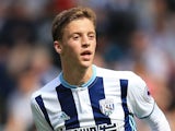 Sam Field of West Bromwich Albion during the Premier League match against Middlesbrough at The Hawthorns on August 28, 2016.
