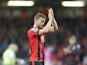 Bournemouth defender Simon Francis applauds following his side's 6-1 victory over Hull City at the Vitality Stadium on October 15, 2016