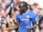 Chelsea winger Victor Moses celebrates scoring against Leicester City during their Premier League clash at Stamford Bridge on October 15, 2016