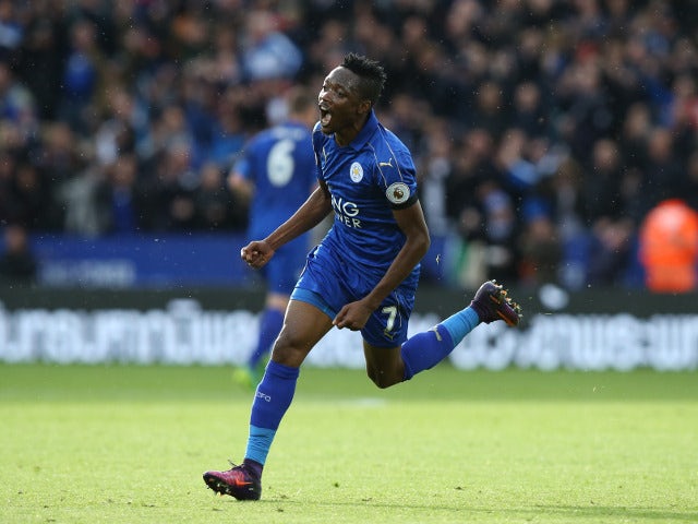 Leicester City forward Ahmed Musa in action during his side's Premier League clash with Crystal Palace at the King Power Stadium on October 22, 2016