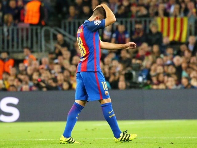 Jordi Alba reveals Barcelona frustration