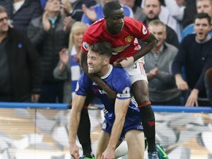 NO CAPTION NECESSARY during the Premier League game between Chelsea and Manchester United on October 23, 2016