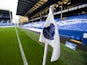 A general shot of the corner flag at Goodison Park prior to their Premier League clash with West Ham United on October 30, 2016