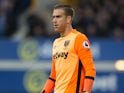 West Ham United goalkeeper Adrian in action during his side's Premier League clash with Everton at Goodison Park on October 30, 2016