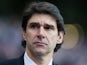 Middlesbrough manager Aitor Karanka looks on prior to his side's Premier League clash with Manchester City at the Etihad Stadium on November 5, 2016