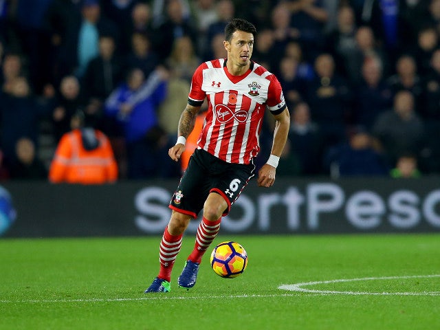 Jose Fonte of Southampton in action during his side's Premier League clash with Chelsea at St Mary's on October 30, 2016