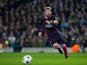 Lionel Messi of Barcelona in action during the Champions League clash with Manchester City at the Etihad Stadium on November 1, 2016