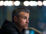 Barcelona manager Luis Enrique speaks at a press conference ahead of his side's Champions League clash with Manchester City at the Etihad Stadium on November 1, 2016