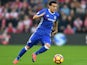 Pedro of Chelsea in action during his side's Premier League clash with Southampton at St Mary's on October 30, 2016