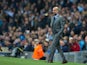 Manchester City manager Pep Guardiola on the touchline during the Champions League clash with Barcelona at the Etihad Stadium on November 1, 2016