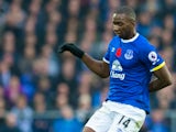 Everton winger Yannick Bolasie in action during his side's Premier League clash with West Ham United at Goodison Park on October 30, 2016