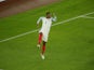 Demarai Gray celebrates scoring for England Under-21s during their friendly against Italy Under-21s at St Mary's Stadium on November 10, 2016