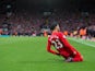Liverpool midfielder Emre Can celebrates scoring during his side's Premier League clash with Watford at Anfield on November 6, 2016