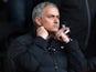 Manchester United manager Jose Mourinho watches on from the stands ahead of his side's Premier League clash with Swansea City at the Liberty Stadium on November 6, 2016