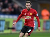 Juan Mata of Manchester United in action during their Premier League clash with Swansea City at the Liberty Stadium on November 6, 2016
