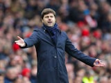 Tottenham Hotspur manager Mauricio Pochettino on the touchline during his side's North London derby against Arsenal at the Emirates Stadium on November 6, 2016