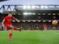 Liverpool midfielder Philippe Coutinho crosses the ball during his side's Premier League clash with Watford at Anfield on November 6, 2016