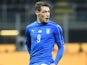 Italy's Andrea Belotti in action for his side during the international friendly with Germany in Milan on November 15, 2016