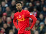 Liverpool striker Daniel Sturridge in action during his side's Premier League clash with Watford at Anfield on November 6, 2016