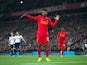 Liverpool striker Daniel Sturridge in action during his side's EFL Cup clash with Tottenham Hotspur at Anfield on October 25, 2016