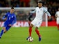 England Under-21s winger Nathan Redmond in action during his side's friendly against Italy Under-21s on November 10, 2016