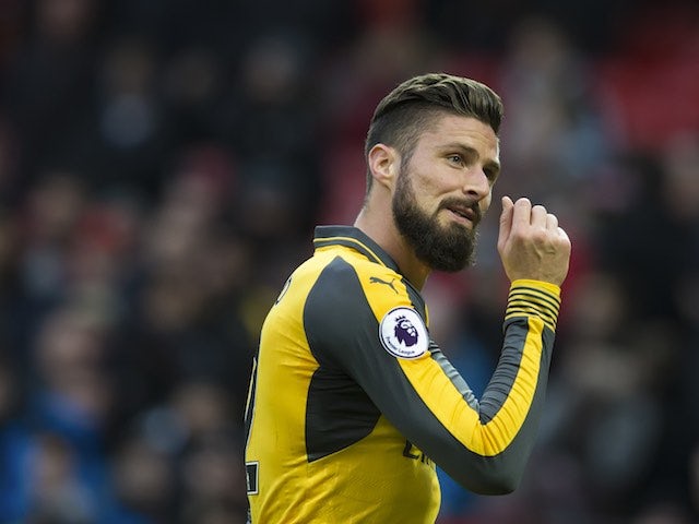 Team News: Wenger goes with Olivier Giroud up top