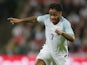 England winger Raheem Sterling in action during his side's international friendly with Spain at Wembley on November 15, 2016