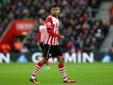 Sofiane Boufal in action during the Premier League game between Southampton and Liverpool on November 19, 2016