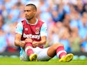 West Ham United defender Winston Reid in action during the Premier League clash with Manchester City at the Etihad Stadium on August 28, 2016