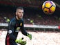 Manchester United goalkeeper David de Gea in action during the Premier League clash with Arsenal at Old Trafford on November 19, 2016