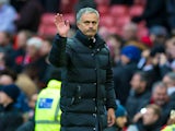 Manchester United manager Jose Mourinho on the touchline during his side's Premier League clash with Arsenal at Old Trafford on November 19, 2016