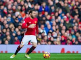 Manchester United midfielder Juan Mata in action during the Premier League clash with Arsenal at Old Trafford on November 19, 2016