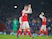 Laurent Koscielny reacts at the end of the Champions League game between Arsenal and PSG on November 23, 2016