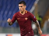 Leandro Paredes in action during the Europa League game between Roma and Viktoria Plzen on November 24, 2016
