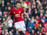 Manchester United midfielder Michael Carrick in action during the Premier League clash with Arsenal at Old Trafford on November 19, 2016