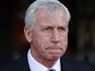 Eagles manager Alan Pardew watches on during the Premier League game between Crystal Palace and Southampton on December 3, 2016