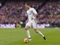 Cristiano Ronaldo in action during the La Liga game between Barcelona and Real Madrid on December 3, 2016