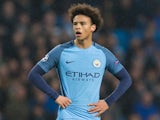 Leroy Sane in action during the Champions League game between Manchester City and Celtic on December 6, 2016